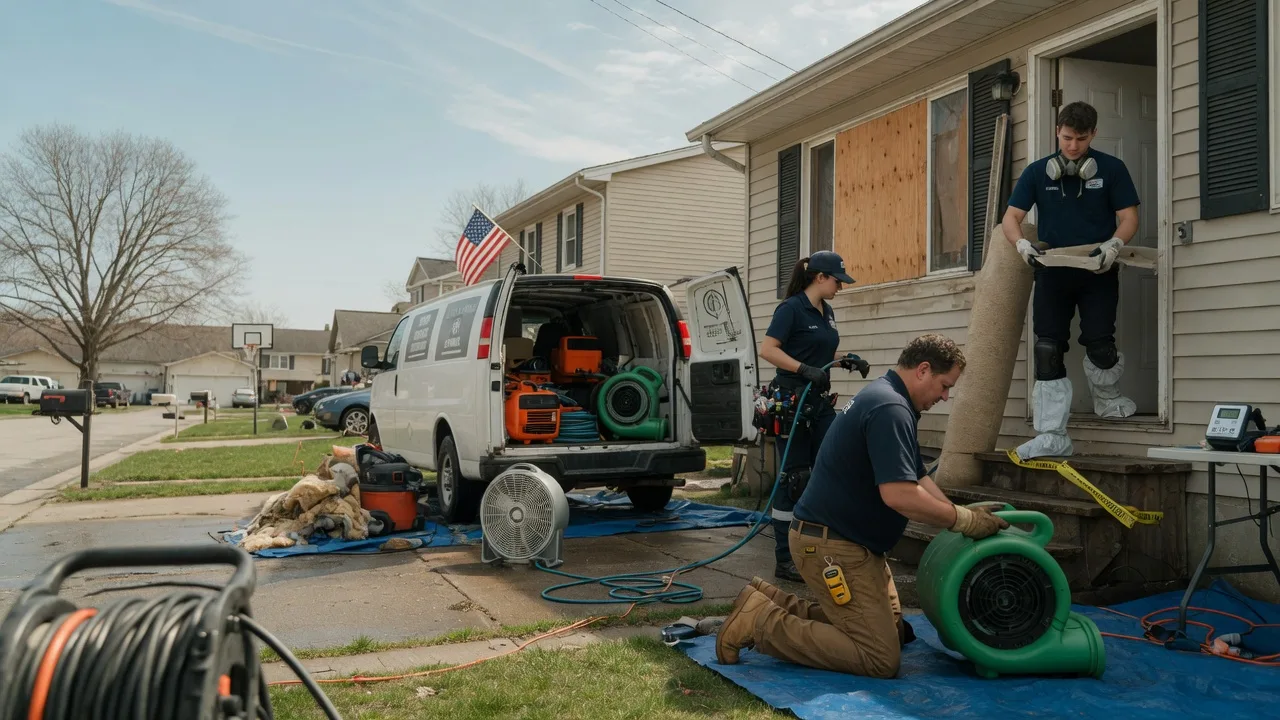 Water Damage Restoration in Piedmont, KS near me